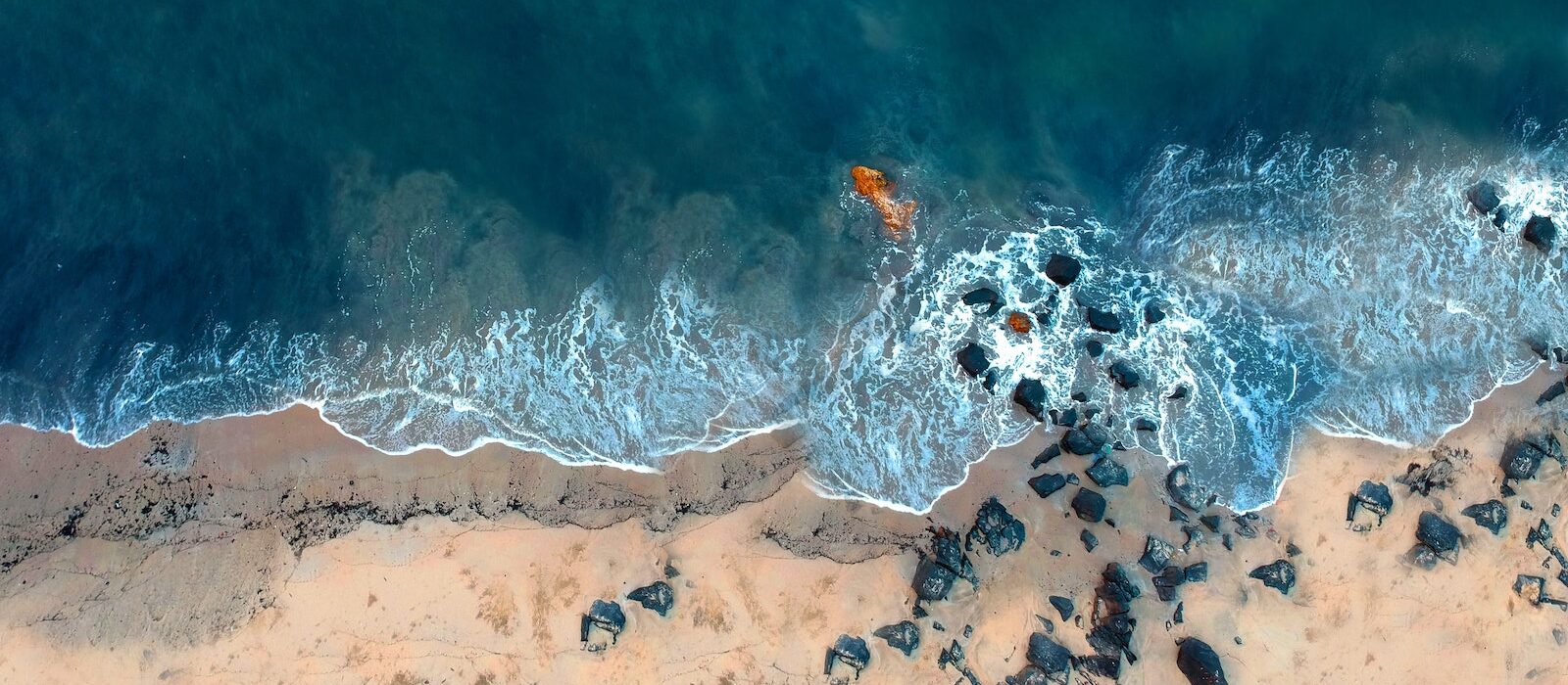 Beach Drone Shot by Kushal Ghosh
